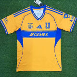 2025/26 U.A.N.L Tiger Home Yellow Fans Soccer Jersey