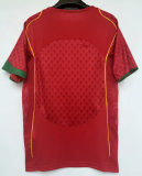 2004 Portugal Home Retro Soccer Jersey