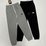2025 TNF Grey Pure Cotton Sports Trousers Zipper style