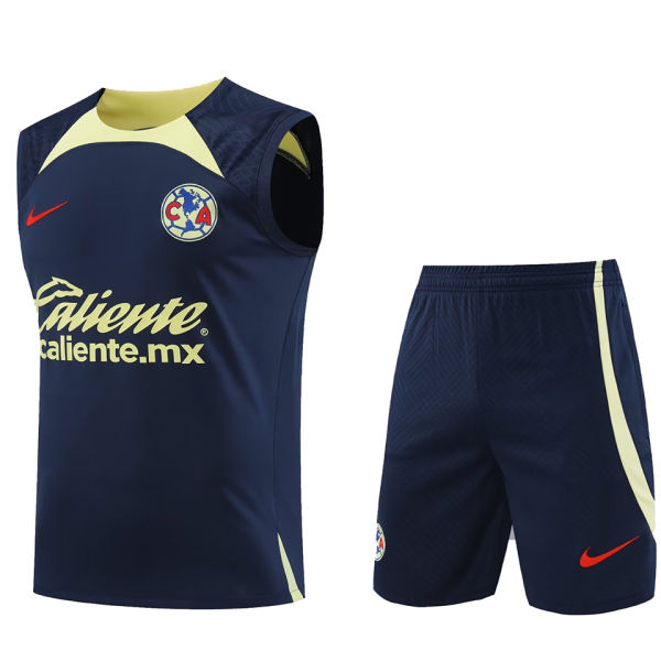 2024/25 Club America Sapphire Blue Vest Training Jersey(A Set)