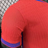 2025/26 Norway Home Red Player Version Soccer Jersey