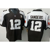 SANDERS #12 Men's Cleveland Browns NFL Jersey 布朗  (3代）