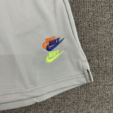 2025 NK Grey Embroidered Multicolor Logo Casual Short Pants CN02灰