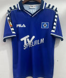 2000 Hamburger Away Blue Retro Soccer Jersey
