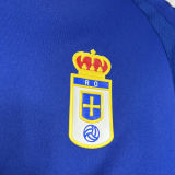 2024/25 Real Oviedo Home Blue Fans Soccer Jersey