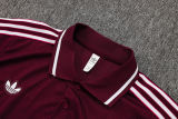 2025/26 M Utd Maroon Sweater Tracksuit