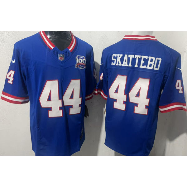 SKATTEBO #44 Men's New York Giants NFL Jersey 巨人   (3代）