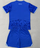 2025/26 LeverKusen Third Blue Kids Soccer Jersey