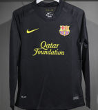 2011/12 BA Away Black Retro Player Version Long Sleeve Soccer Jersey  球员版