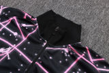 2025/26  PSG Black Kids Jacket Tracksuit 喷墨