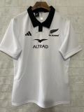 2025/26 All Blacks Home Black Rugby Shirt 有领
