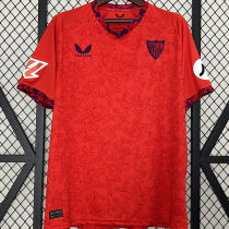 2024/25 Sevilla FC Away Red Fans Soccer Jersey