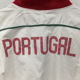 2025/26 Portugal White Retro Windbreaker