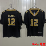 OLAVE #12 New Orleans Saints Kids NFL Jersey 圣徒