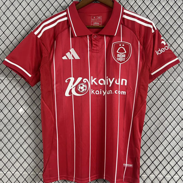 2025/26 Nottingham Forest Home Red Fans Soccer Jersey