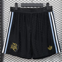 2024/25 Argentina 50th Anniversary Player Version Black Shorts Pants 球员版