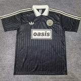 2025/26 AD x oasis Black Retro Style Fans Soccer Jersey