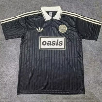 2025/26 AD x oasis Black Retro Style Fans Soccer Jersey