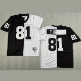 T.BROWN #81 Men's Las Vegas Raiders Retro NFL Jersey 突袭者
