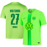 2024/25 Wolfsburg Home Green Fans Soccer Jersey