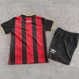 2025/26 Bournemouth Home Kids Soccer Jersey