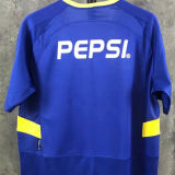 2003/04 Boca Home Retro Soccer Jersey