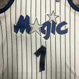 1993-94 Magic HARDAWAY #1 White Retro NBA Jerseys 热压