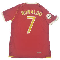 RONALDO #7 M Utd Home Retro Jersey 2006/07  (Have UCL Patch 带1个欧冠球 UCL  Font 欧冠字体 )
