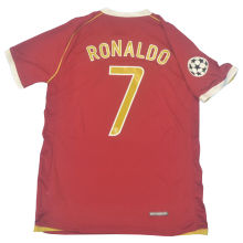 RONALDO #7 M Utd Home Retro Jersey 2006/07  (Have UCL Patch 带1个欧冠球 UCL  Font 欧冠字体 )