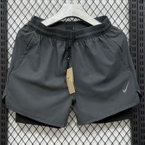 2026/27 NK Casual Double Layer Short Pants  D1105 双层 深灰色