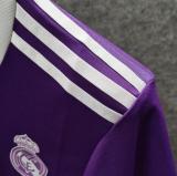 2016/17 RM Purple Away Retro Soccer Jersey