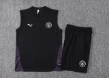 2026 Man City Black Vest Training Jersey (A Set)
