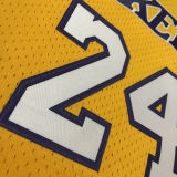 2008/09 Lakers BRYANT #24 Yellow Retro  NBA Jerseys 热压