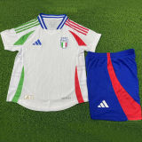 2024/25 Italy Away White Player Version Kids Jersey 球员版童装