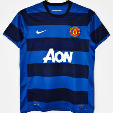 2011/2012 M Utd Away Blue Retro Soccer Jersey