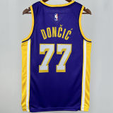 Lakers DONCIC #77 Purple NBA Jerseys