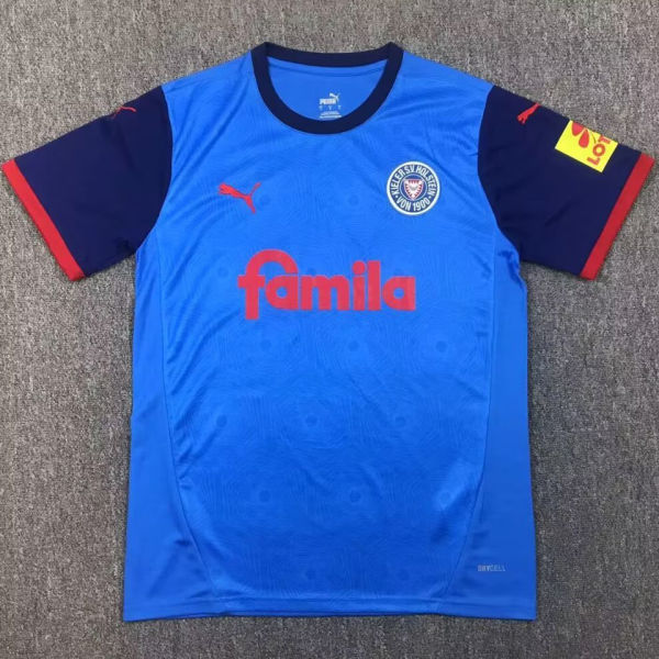 2024/25 Holstein Kiel Home Blue Fans Soccer Jersey 荷尔斯泰因基尔 德甲