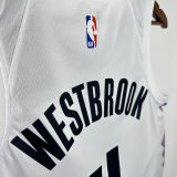 2025 Nuggets  WESTBROOK #4  White City Edition NBA Jersey