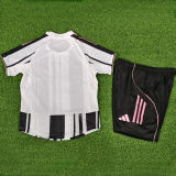 2025/26 JUV Home Player Version Kids Soccer Jersey 球员版童装