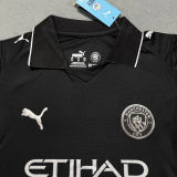 2025/26 Man City Away Black Women Soccer Jersey 女