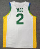 2024 Brazil Team YAGO #2 White Jersey