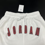 2025 Jordan White Pure Cotton Fabric Casual Short Pants M005