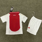 2024/25 AA Home Kids Soccer Jersey 白色纽扣