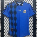 1994 Argentina Away Retro Player Version Soccer Jersey