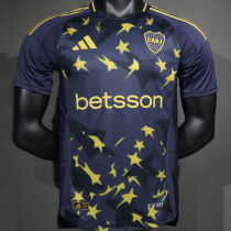 2025 Boca Third Black Player Version Soccer Jersey