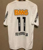 2012/13 Santos White Retro Kids Long Sleeve Soccer Jersey