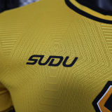 2024/25 Wolves Home Yellow Player Version Soccer Jersey