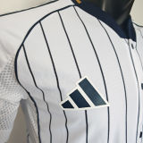 2025/26 Boca White Baseball Player Version T-Shirt  硅胶版