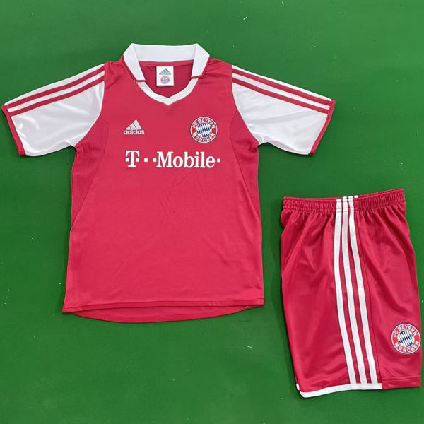 2003/2004 BFC Home Red Retro Kids Soccer Jersey