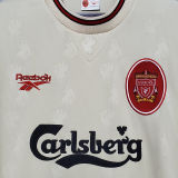 1996/97 LFC Away White Retro Soccer Jersey